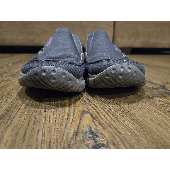 Crocs Mens 204694 Gray Denim Dualcomfort Solid Slip On Loafers 9M - Picture 3 of 7